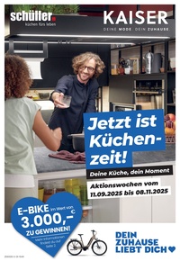 Mode & Wohnen Kaiser Prospekt - Jetzt ist Küchenzeit!