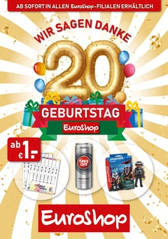 EuroShop Prospekt - 20. Geburtstag