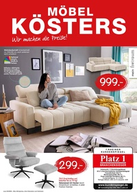 Möbel Kösters Prospekt - Mein Freiraum