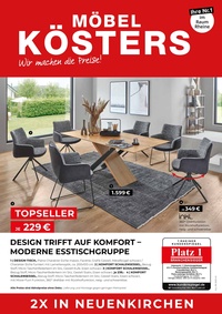Möbel Kösters Prospekt - Topseller
