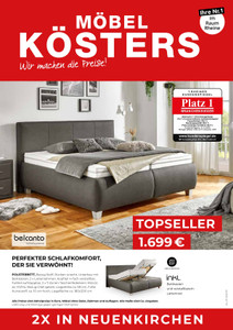 Möbel Kösters Prospekt - Wir machen die Preise 
