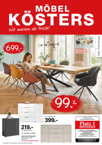 Möbel Kösters Prospekt - Möbel Kösters