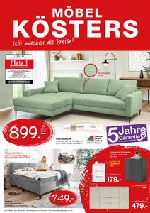 Möbel Kösters Prospekt - Wir machen die Preise
