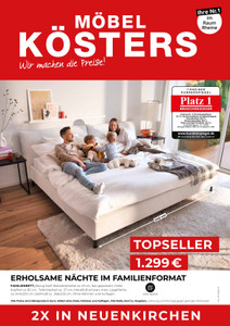 Möbel Kösters Prospekt - Möbel Kösters