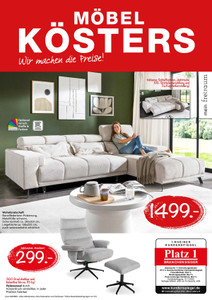 Möbel Kösters Prospekt - Wohnlandschaft