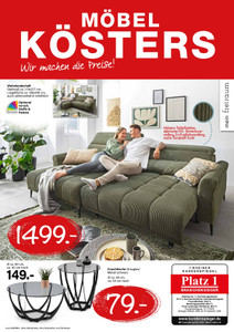 Möbel Kösters Prospekt - Möbel Kösters Wir machen die Preise