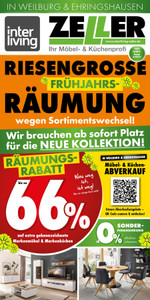 Wohnkauf Zeller Prospekt - Riesengrosse Frühjahrs-Räumung