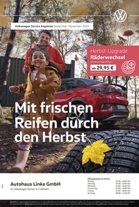 Autohaus Linke Prospekt - 2024/36 | Autohaus Linke VW Herbst 24