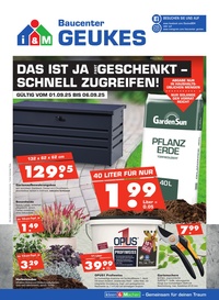 Baucenter Geukes Prospekt - Angebote ab 25.08.
