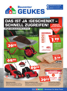 Baucenter Geukes Prospekt - Angebote ab 02.03.