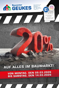 Baucenter Geukes Prospekt - Angebote ab 09.03.