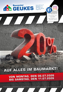 Baucenter Geukes Prospekt - Angebote ab 06.07.