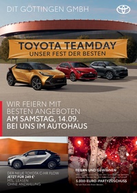 DiT Göttingen Prospekt - DIT Göttingen GmbH Toyota Teamday