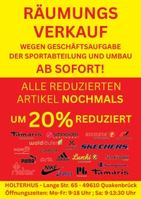 Schuhe & Sport Holterhus Prospekt - Angebote ab 15.11.