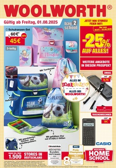 Woolworth Prospekt - Angebote ab 01.08 WP32 Schule