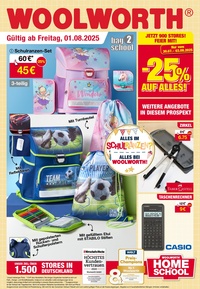 Woolworth Prospekt - Angebote ab 01.08 WP32 Schule