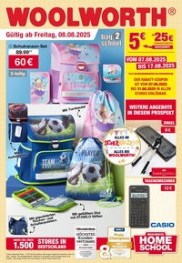Woolworth Prospekt - Angebote ab 08.08 Schule V3