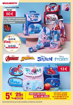 Woolworth Prospekt - Angebote ab 08.08 Schule V3