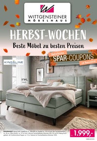 Wittgensteiner Möbelhaus Prospekt - Angebote ab 18.10.