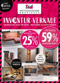 Wittgensteiner Möbelhaus Prospekt - Angebote ab 22.11.