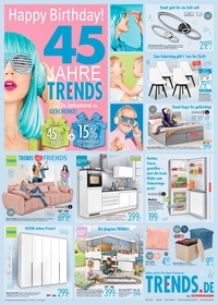 Trends Prospekt - 45 Jahre Trends