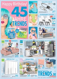 Trends Prospekt - 45 Jahre Trends