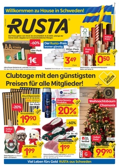 Rusta Prospekt - Angebote ab 25.10. - Seite 1