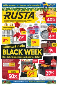 Rusta Prospekt - Black Week. Das Schnäppchenfest beginnt JETZT!