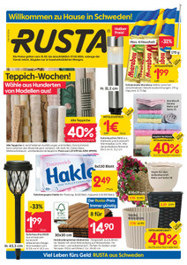 Rusta Prospekt - Teppich-Wochen!
