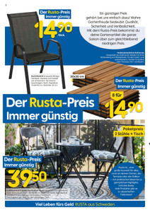 Rusta Prospekt - Preisfest!
