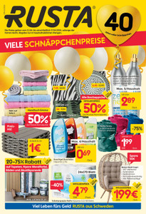 Rusta Prospekt - Viele Schnäppchenpreise
