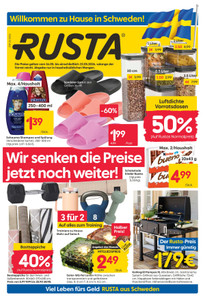 Rusta Prospekt - Wir senken die Preise jetzt noch weiter!