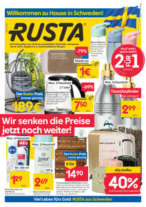 Rusta Prospekt - Wir senken die Preise jetzt noch weiter!