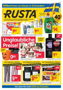 Rusta Prospekt - Angebote ab 10.10.