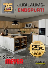 Küchen Meyer Prospekt - Jubiläums Endspurt