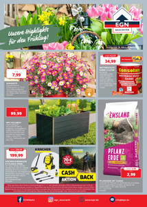 EGN Bauzentrum Werdau Prospekt - Unsere Highlights für den Frühling!