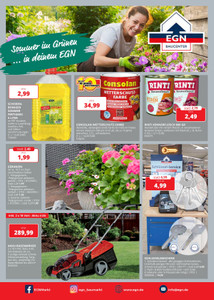 EGN Bauzentrum Werdau Prospekt - Sommer im Grünen