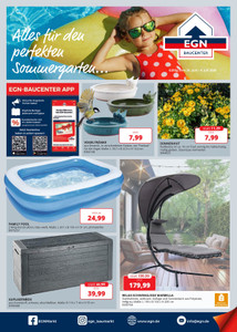 EGN Bauzentrum Werdau Prospekt - Alles für den perfekten Sommergarten...