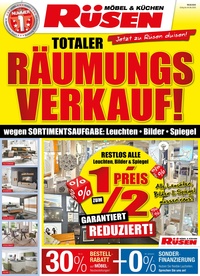 Möbel Rüsen Prospekt - Angebote ab 10.07.