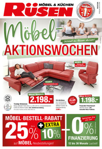 Möbel Rüsen Prospekt - Angebote ab 09.07.