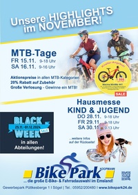 Bike-Park KOOPMANN Prospekt - Unsere Highlights im November