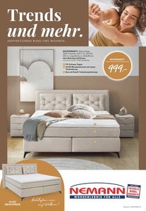 Nemann Möbel Prospekt - Trends und mehr