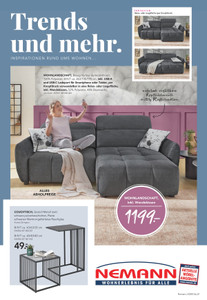 Nemann Möbel Prospekt - Trends und mehr 