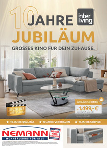 Nemann Möbel Prospekt - 10 Jahre Interliving