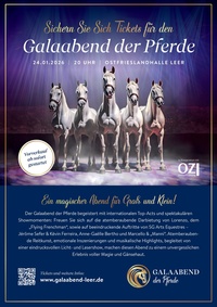 Galaabend Prospekt - Galaabend der Pferde - 24.01.26 Ostfrieslandhalle Leer