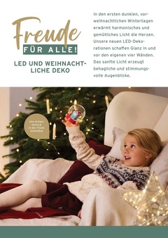 Tchibo Prospekt - LED, weihnachtliche Deko & Backen