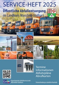 Eigenbetrieb Abfallwirtschaft Mansfeld-Südharz Prospekt - Serviceheft Abfallkalender