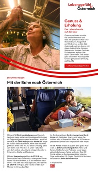 Urlaub in Österreich Prospekt - Genuss & Erholung