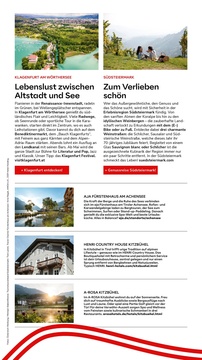 Urlaub in Österreich Prospekt - Genuss & Erholung