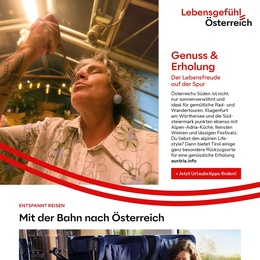 Urlaub in Österreich Prospekt